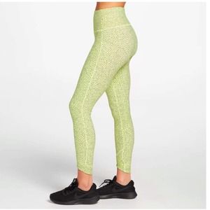 Calia By Carrie Underwood Stay Powerful Leggings Confetti Dot Green Size S